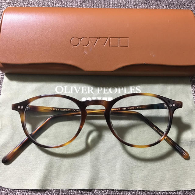 OLIVER PEOPLES 度無しメガネ Riley-P-CF DM | フリマアプリ ラクマ