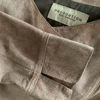 プロポーションボディドレッシング(PROPORTION BODY DRESSING)の☆プロポーションボディドレッシング☆美品(ノーカラージャケット)