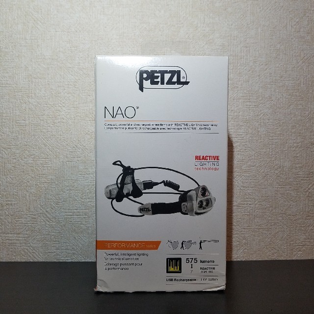 PETZL(ペツル)のペツル PETZL E36AHR NAO ナオ 新品未使用 スポーツ/アウトドアのアウトドア(ライト/ランタン)の商品写真