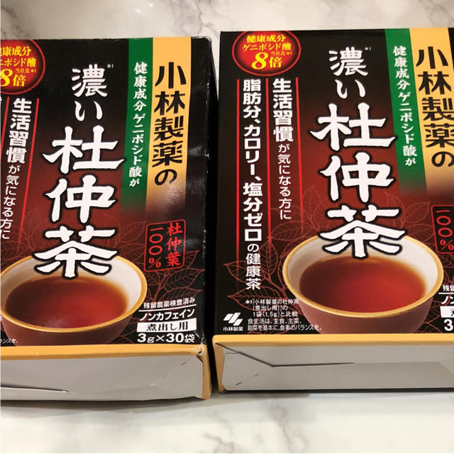 小林製薬(コバヤシセイヤク)の小林製薬☆濃い杜仲茶3g×30袋2箱セット☆ノンカフェイン☆とちゅうちゃ 食品/飲料/酒の健康食品(健康茶)の商品写真