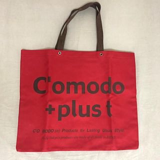 コモドプラスト(C'omodo+plust)の【8日まで値下】帆布トートバッグ(トートバッグ)