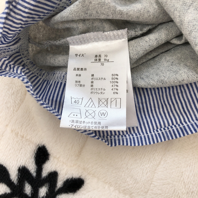 西松屋(ニシマツヤ)の子供服 70 キッズ/ベビー/マタニティのベビー服(~85cm)(シャツ/カットソー)の商品写真