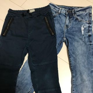 ザラキッズ(ZARA KIDS)の11/1まで取り置き zaraboys 128 2本セット(パンツ/スパッツ)