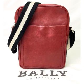 バリー(Bally)の【bo様専用】バリー レザー ショルダーバッグ 赤(ショルダーバッグ)