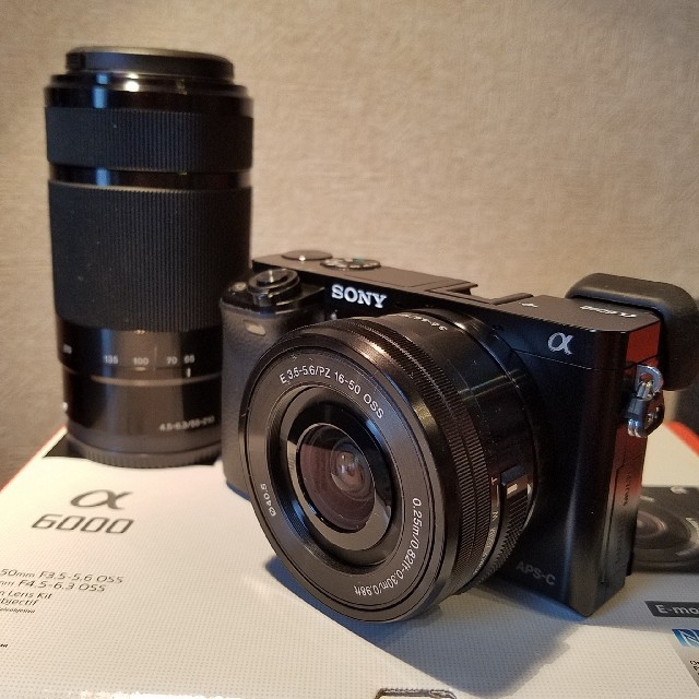 SONY - ソニー a6000 ILCE-6000Y ダブルズームレンズキット 中古程度良