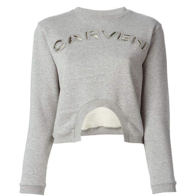 CARVEN(カルヴェン)のcarven カットアウトロゴスウェット レディースのトップス(トレーナー/スウェット)の商品写真