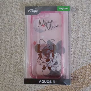 ディズニー(Disney)のAQUOS R　ディズニーハイブリッドケース【ミニー】(Androidケース)