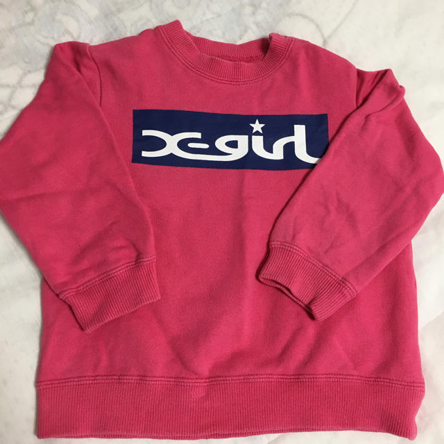 X-girl Stages(エックスガールステージス)の美品★トレーナー キッズ/ベビー/マタニティのキッズ服女の子用(90cm~)(ジャケット/上着)の商品写真