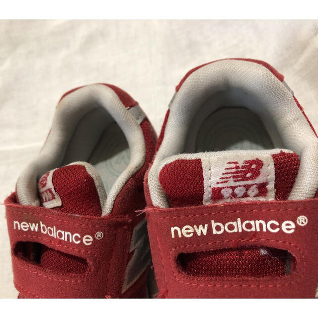 New Balance(ニューバランス)のnew balance DARK  RED  キッズ/ベビー/マタニティのキッズ靴/シューズ(15cm~)(スニーカー)の商品写真