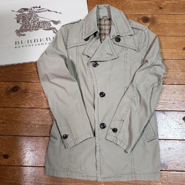 BURBERRY BLACK LABEL(バーバリーブラックレーベル)のBURBERRY BLUE LABEL(MEN'S) トレンチ ジャケット  メンズのジャケット/アウター(トレンチコート)の商品写真