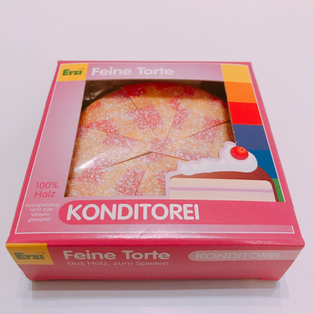 Erzi チェリーケーキ 木のおもちゃ 木のおままごと