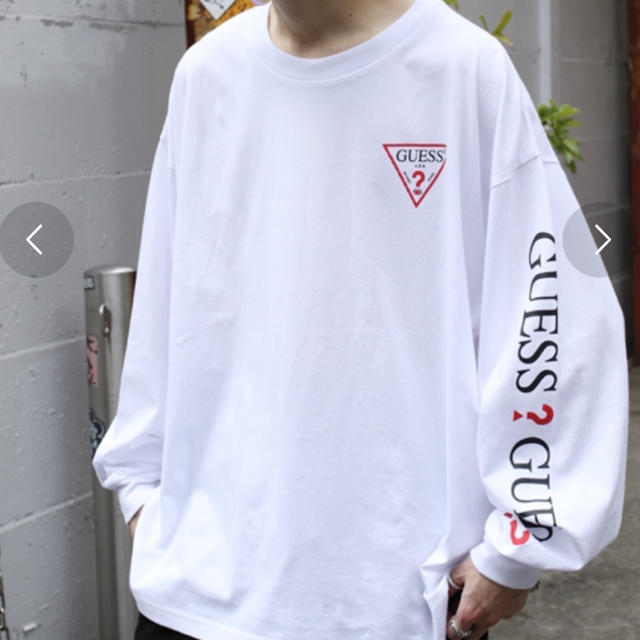GUESS(ゲス)のguess ロングスリーブTシャツ メンズのトップス(Tシャツ/カットソー(七分/長袖))の商品写真
