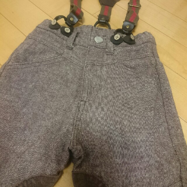 サスペンダー パンツ キッズ/ベビー/マタニティのキッズ服男の子用(90cm~)(ドレス/フォーマル)の商品写真