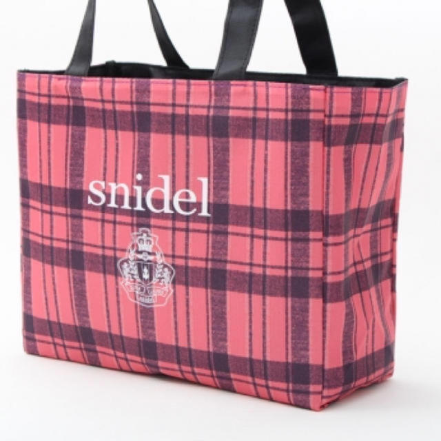 SNIDEL(スナイデル)のnon-no snidel チェック柄 トートバッグ 付録 レディースのバッグ(トートバッグ)の商品写真