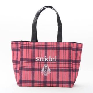 スナイデル(SNIDEL)のnon-no snidel チェック柄 トートバッグ 付録(トートバッグ)