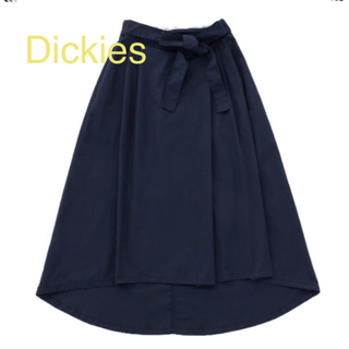 ディッキーズ(Dickies)のDickies//リボン付きヘムスカート(ひざ丈スカート)