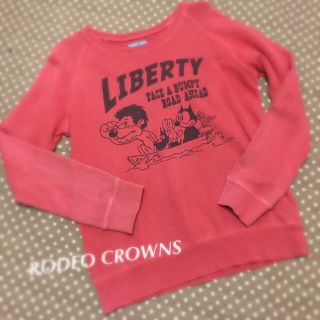 ロデオクラウンズ(RODEO CROWNS)の♡RCS×feix 古着風トレーナー♡(トレーナー/スウェット)