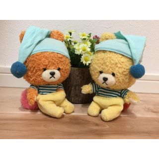 クマノガッコウ(くまのがっこう)のがんばれ！ルルロロパジャマぬいぐるみセット(ぬいぐるみ)