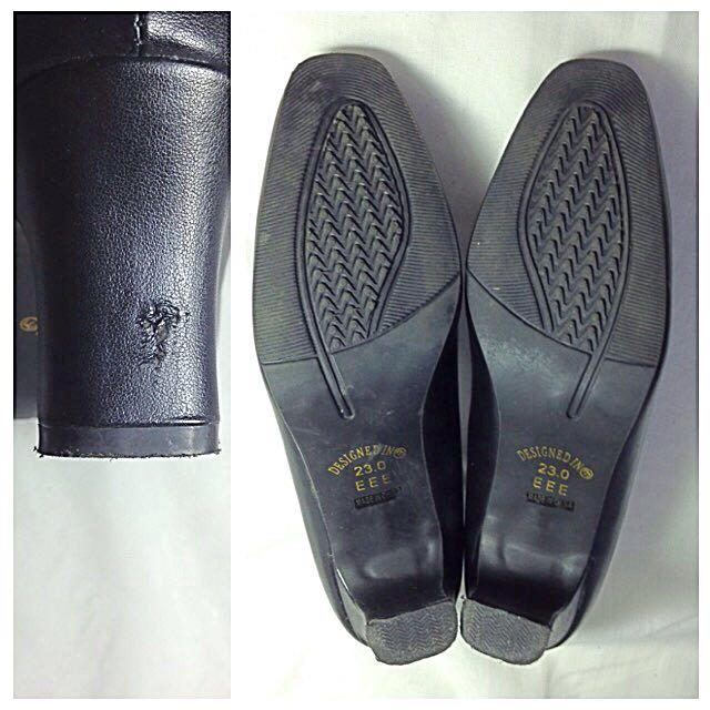 ロメオバレンチノ 黒 パンプス レディースの靴/シューズ(ハイヒール/パンプス)の商品写真