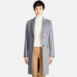 ユニクロ(UNIQLO)のウールカシミヤチェスターコート 2017年版 xsサイズ(チェスターコート)