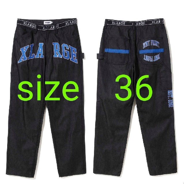 XLARGE(エクストララージ)のXLARGE EMBROIDERY DENIM PAINTER PANT メンズのパンツ(デニム/ジーンズ)の商品写真