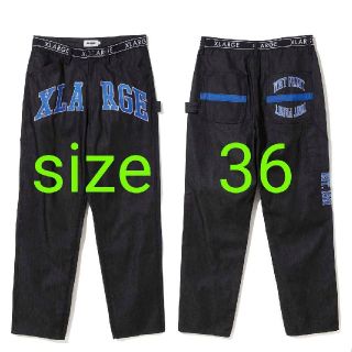 エクストララージ(XLARGE)のXLARGE EMBROIDERY DENIM PAINTER PANT(デニム/ジーンズ)