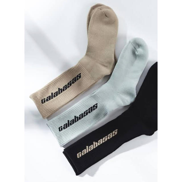 adidas(アディダス)の3足セット Yeezy Calabasas socks set メンズのレッグウェア(ソックス)の商品写真