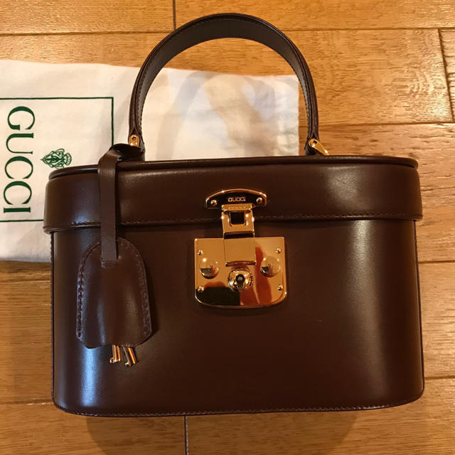 週間売れ筋 GUCCI グッチ - Gucci バニティハンドバッグ ブラウン