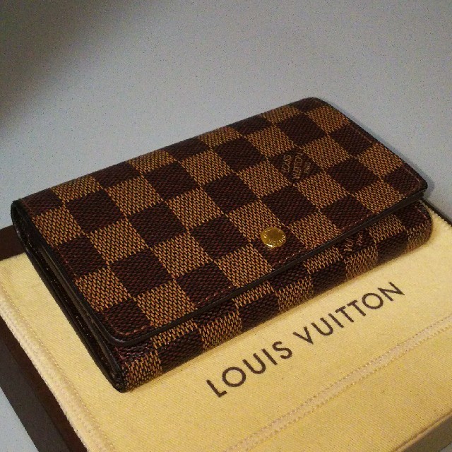LOUIS VUITTON - 【正規品】LOUIS VUITTON ダミエ ポルトモネビエトレゾール エベヌの通販 by oceanview2018's shop｜ルイヴィトンならラクマ