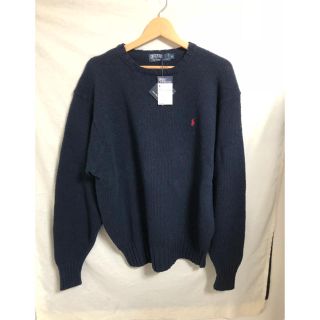 ラルフローレン(Ralph Lauren)のRalph Lauren/ニットセーター/サイズLL/ネイビー/新品タグ付き(ニット/セーター)