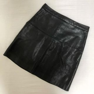 ザラ(ZARA)のZARA フェイクレザー スカート(ミニスカート)