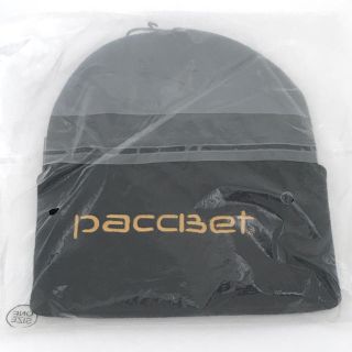 カーハート(carhartt)の込み 正規品 carhartt wip × paccbet ニット キャップ 黒(ニット帽/ビーニー)