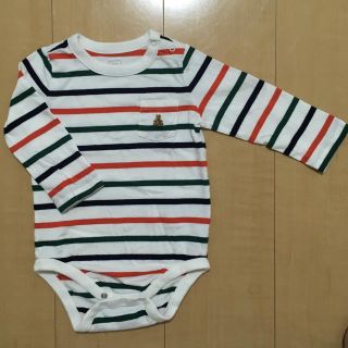 ベビーギャップ(babyGAP)の長袖ロンパース  6-12m サイズ70(ロンパース)
