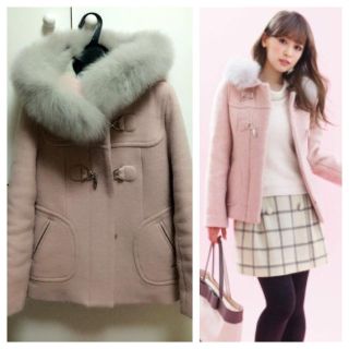 ウィルセレクション(WILLSELECTION)のウィル♡ショートダッフルコート(毛皮/ファーコート)