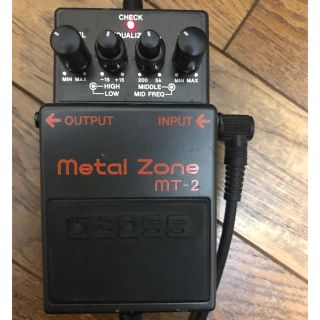 ボス(BOSS)のBOSS  metal zone  mt-2(エフェクター)