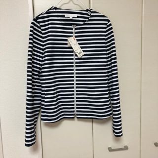 ユニクロ(UNIQLO)のUNIQLO ジップジャケット M(ノーカラージャケット)