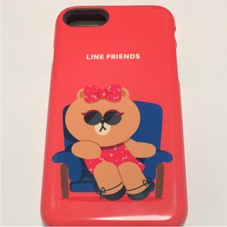 iphone7/7sケース LINE FRIENDS チョコ(iPhoneケース)