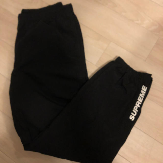 Supreme warm up pants ブラック M