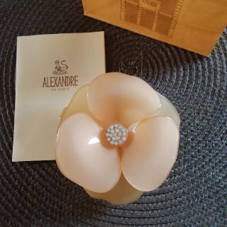 アレクサンドルドゥパリ(Alexandre de Paris)の🌻 アレクサンドルドゥパリ　カメリアバレッタ 🌻(バレッタ/ヘアクリップ)