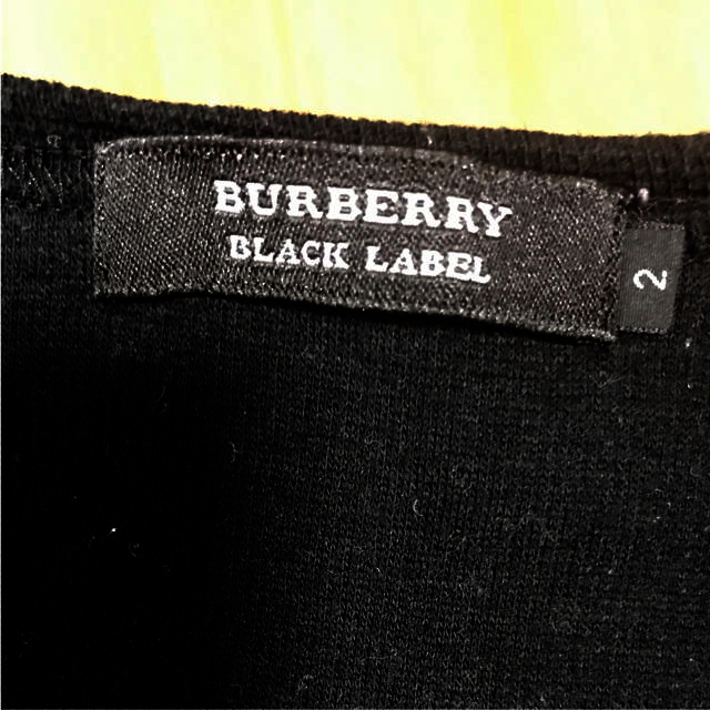 BURBERRY BLACK LABEL(バーバリーブラックレーベル)のバーバリー Ｔシャツ 黒M メンズのトップス(Tシャツ/カットソー(半袖/袖なし))の商品写真