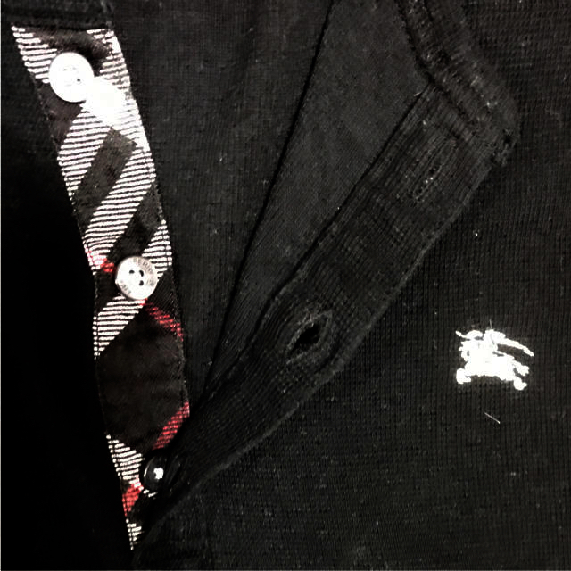 BURBERRY BLACK LABEL(バーバリーブラックレーベル)のバーバリー Ｔシャツ 黒M メンズのトップス(Tシャツ/カットソー(半袖/袖なし))の商品写真