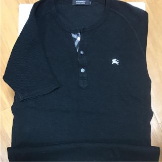 バーバリーブラックレーベル(BURBERRY BLACK LABEL)のバーバリー Ｔシャツ 黒M(Tシャツ/カットソー(半袖/袖なし))