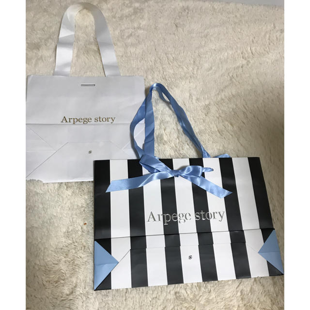 Apuweiser-riche(アプワイザーリッシェ)のArpege story ショップ袋2枚セット レディースのバッグ(ショップ袋)の商品写真