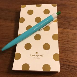 ケイトスペードニューヨーク(kate spade new york)のKate spade メモ帳 ボールペン(ノート/メモ帳/ふせん)