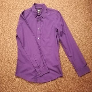 エイチアンドエム(H&M)のワイシャツ① パープル H&M size-XS(シャツ)