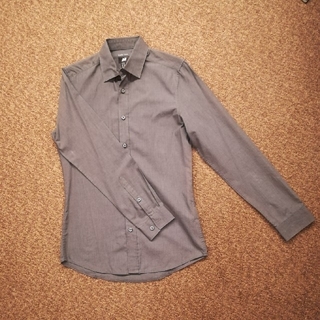 エイチアンドエム(H&M)のワイシャツ③ チャコールグレー H&M size-XS(シャツ)