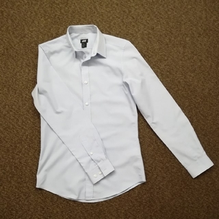 エイチアンドエム(H&M)のワイシャツ④ ペールブルー H&M size-XS(シャツ)