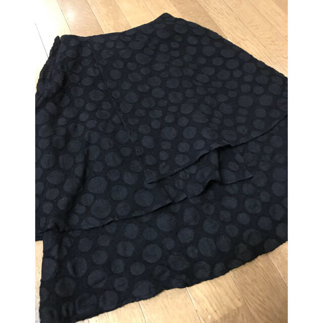Jocomomola(ホコモモラ)のホコモモラ deシビラ  スカート ブラック レディースのスカート(ひざ丈スカート)の商品写真