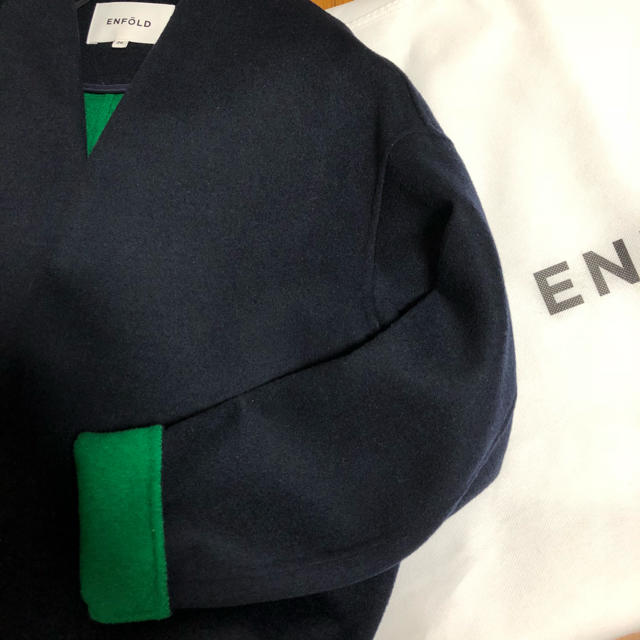 ENFOLD(エンフォルド)の【ほぼ未使用】ENFOLD トップリバーノーカラーコート HYKE リムアーク レディースのジャケット/アウター(ロングコート)の商品写真