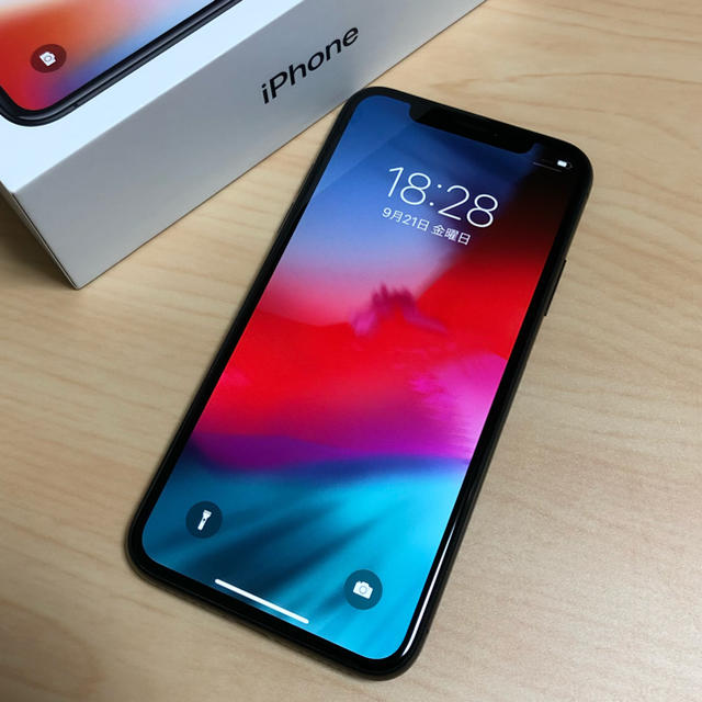 新品交換品 iPhone X 256GB SIMフリー